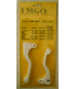 NOS EMGO FOR HONDA GP SHORT ALLOY LEVER SET WHITE SHORTY UNIVERSAL - $20.30