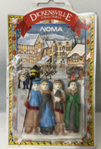 NOMA Dickensville Christmas Village Street Light And People - 6133 Retired - £7.83 GBP