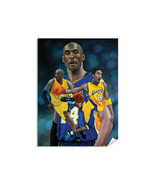 Kobe Bryant Los Angeles Lakers NBA Basketball Player Black Mamba Art Pri... - $34.67 CAD+