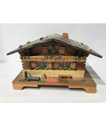 Vintage Reuge “The Happy Wanderer” Wooden Chalet Music Box - Working - €34,38 EUR