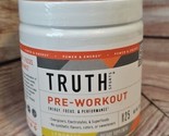 Truth Sports Pre-Workout Energy, Focus, &amp; Performance- Orange Tangerine - $19.31