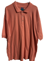 Delta Quail Hollow Mens Size XL Salmon Polo Golf Shirt  - $11.63