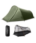 Waterproof Camping Tent 2 Person Green Outdoor Portable Summer Hiking Sh... - £97.66 GBP