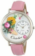 Whimsical U0910010 Women Imitation Birthstone October Pink Watch tourmaline - £14.16 GBP