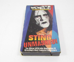 WCW nWo Superstar Series Sting Unmasked VHS 1998 Wrestling WWF WWE Warne... - £6.85 GBP