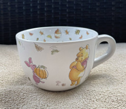 Disney Winnie the Pooh Oversized Mug 21oz Tigger Leaves Fall Pumpkins NE... - £15.68 GBP