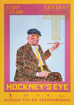 David Hockney - Poster Original Display - Museum Teylers -haarlem Netherlands - £157.93 GBP