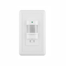 White Automatic Pir Occupancy Motion Sensor Light Switch Auto On/Off Inf... - £19.17 GBP