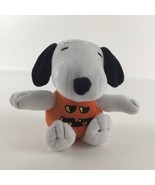 Peanuts Snoopy Jack O Lantern Pumpkin 9&quot; Plush Stuffed Animal Dog Squeak... - $27.01 CAD