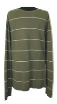 Banana Republic Mens Sweater XX Large Green Striped Long Sleeve XXL NEW - £27.18 GBP