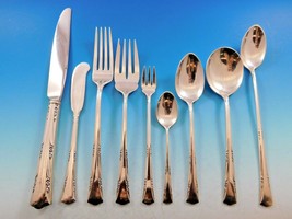 Greenbrier by Gorham Sterling Silver Flatware Set for 12 Service 124 Pieces - £4,048.16 GBP