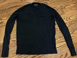 Banana Republic Factory Forever V-Neck Sweater Black Size Medium - $14.84