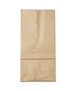 500-Bag Gen #16 Grocery Paper Brown Kraft Paper Disposable 7 3/4 X 4 13/... - $893.67 MXN