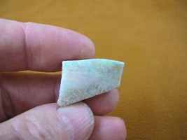 (O-240-8) 5.8 grams green orange flash Coober Pedy opal specimen stone Australia - £29.46 GBP