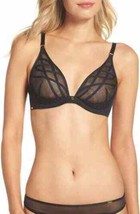 Chantelle Womens Babylone Triangle Underwire Bra Color Black Size 32D - £51.79 GBP