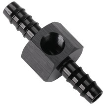 5/16 Hose Barb Inline Fuel Pressure Gauge T Fitting Adapter Union With 1... - $34.94