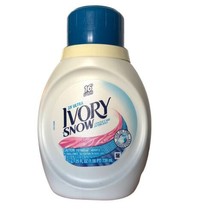 (1) Ivory Snow Gentle Care Liquid Laundry Detergent 25 fl oz Blue Cap 2X... - £47.40 GBP