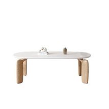 Luxurious Modern Oval Wood Dining Table for Elegant Spaces - £1,793.09 GBP
