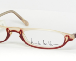 Vintage NICOLE MILLER Push Up Cherry Creme UNIQUE EYEGLASSES GLASSES 50-... - $76.90