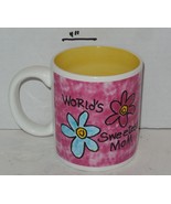 Vintage Russ World&#39;s Sweetest Mom Coffee Mug Cup Ceramic - $14.58