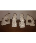4 Vintage Wal Sconce Drapery Curtain Rod Holders-Resin-6.5&quot; Tall - $47.86 CAD