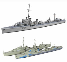 2 Tamiya Ship Models - Australian Naval Destroyer Vampire and O Class De... - $29.69
