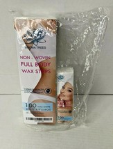 Aroma Trees 100 Non-Woven Large Full Body Wax Strips/100 Facial Wax Stri... - £5.55 GBP