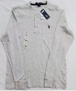 US Polo Assn Men’s Gray Long Sleeve Shirt Size M - £23.57 GBP