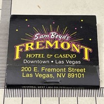 Matckbook Cover  Sam Boyd’s Fremont Hotel &amp; Casino  Las Vegas, NV. gmg  Unstruck - £9.73 GBP