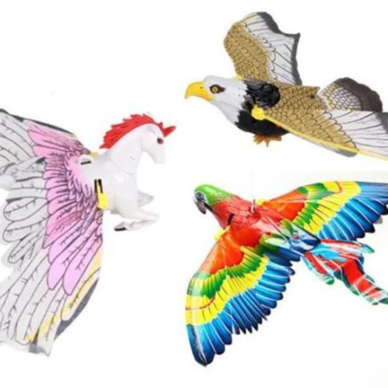 Novelty Flash Simulation Electric Flying Eagle Bird Rotate Interactive Toys - £11.98 GBP