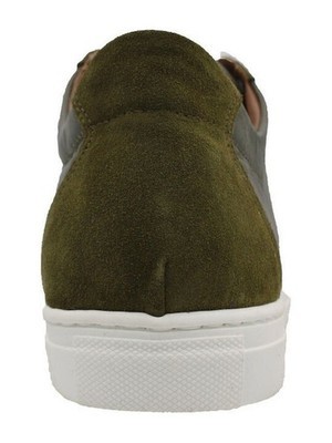 Baskets en cuir fait main vert armée avec semelle intérieure en cuir Item image 3