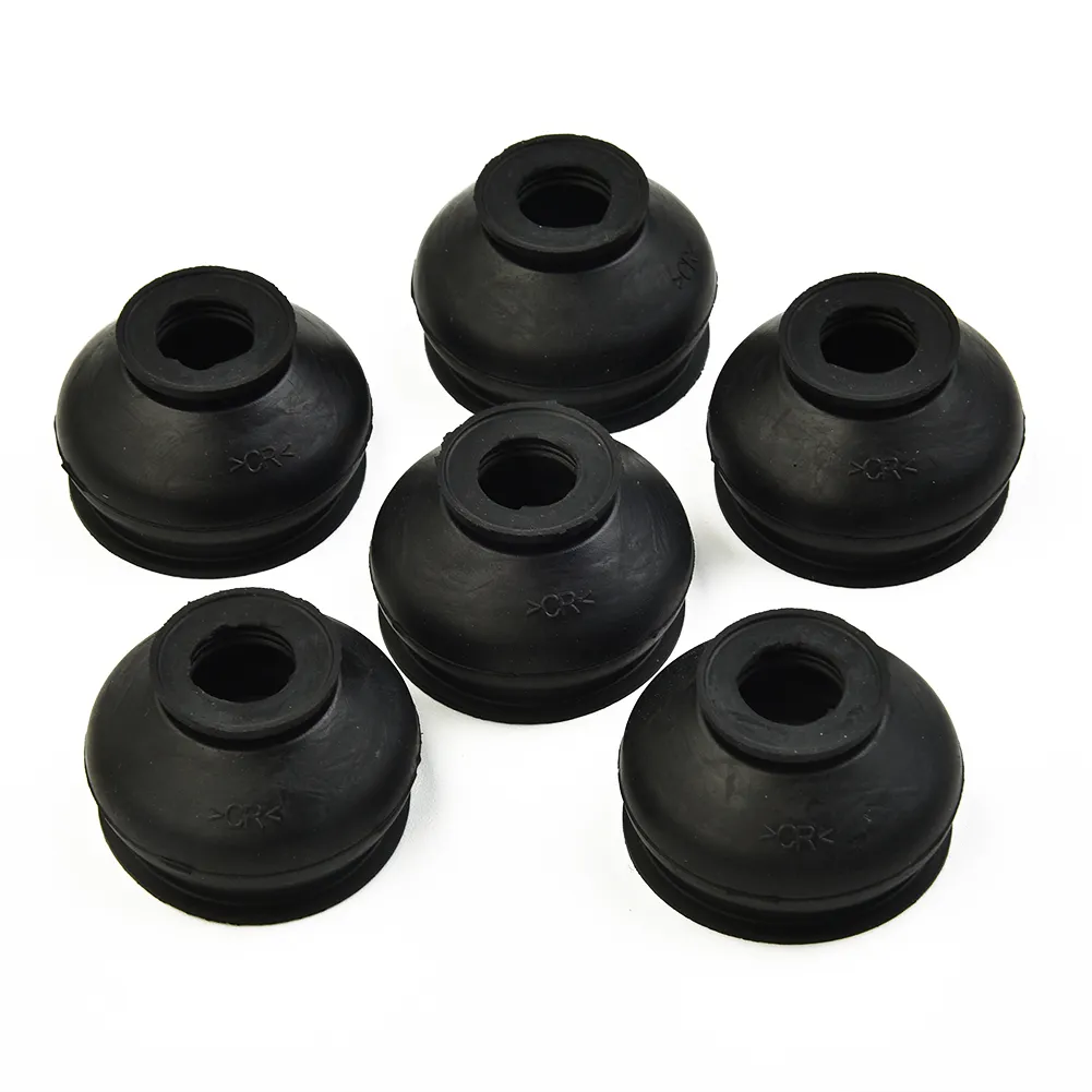 6pcs Car Suspension Steering Ball Joint Dust Boot Cover Tie Rod End Sets Auto Pa - £43.02 GBP
