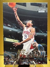 Allen Iverson 97-98 Fleer Rc Of The Year All Rookie Traditions Crystal - $16.83