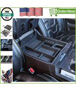 Tundra 2014-2021 Center Console Organizer - Black ABS Insert Tray with C... - $738.34 MXN