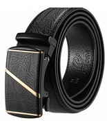 Men Dress Belt Genuine Leather Ratchet with Automatic &amp; Reversible Buckl... - $13.56 CAD