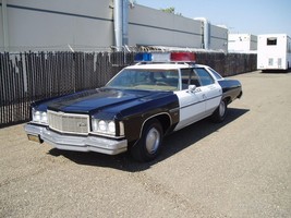 1974 Chevy Impala Police Car | 24x36 inch POSTER | classic - £18.03 GBP