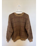 Brooks Brothers Shetland Wool Sweater Vtg 80s Scotland Made Brown Size L - $1,817.41 MXN