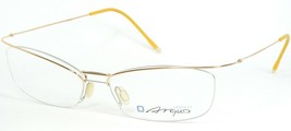 Arquo P653 405 Golden Orange /SILVER Eyeglasses Glasses Frame 52-15-135mm Italy - $138.60