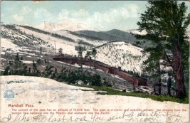 Marshall Pass Denver Rio Grand Railroad 1907 Postcard Y15 - £7.77 GBP