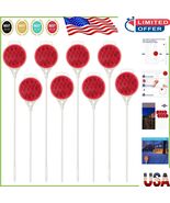 Durable Double-Sided Reflective Driveway Markers - 51 Inch Fiberglass Pa... - $886.04 MXN