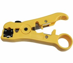 Cable Stripper w/ Cutting Blade Coaxial 12-22 AWG STP UTP 2P 4P 6P 8P SPT-1 SPT2 - £5.07 GBP