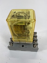 Idec RR2P-UL Relay with Socket Base 240AC/30DC 10Amp, 120VAC Coil  - $9.50
