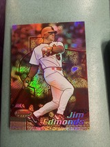 2002 Jim Edmunds St Louis Cardinals RARE BOWMANS BEST RED nrmt 138/200 - $149.08 MXN