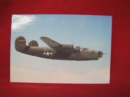 Vintage Consolidated B-24 J &quot;Liberator&quot; Plane Postcard #50 - £15.63 GBP