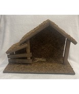 Vintage Boyds Bears 2005 Plush Nativity Set #567957  Wooden Manger Crèch... - $42.95