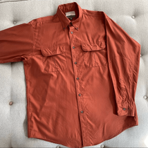 Cabela’s Outfitter Series Cotton Button Down Shirt Copper L - $19.44