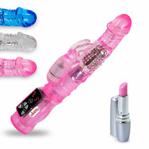 Rabbit Vibrator LeLuv Slim BUNNY Premium and Discreet Lipstick - £18.37 GBP