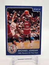 Michael Jordan Rookie Reprint 1985 Star Chicago Bulls Basketball Card - £9.48 GBP