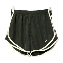 Nike Womens Black Dri-Fit Athletic Reflective Lined Just Do It Shorts Si... - $8.49