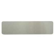 Large Alloy Rectangular Cremation Urn Personalization Plate - Pewter Col... - $18.99
